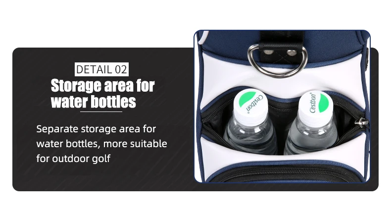  Nylon Sunday Golf Stand Gun Bag Waterproof Golf Bag with Stand