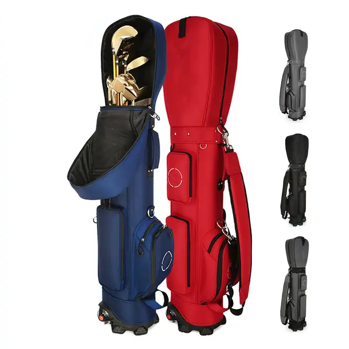 Travel Golf Bag Wheel Nylon Lightweight Portable Golf Tour Bag