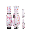  Large Wheel Golf Travel Bag Umbrella Ladies Retractable Golf Bags for Sale