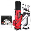 Waterproof Golf Travel Bag 5 Way Divider Retractable Sleeve Golf Bag