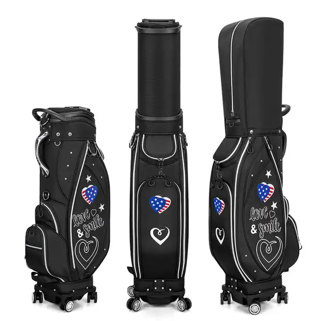 Custom Womens Golf Travel Bag Waterproof Golf Bags with Wheels