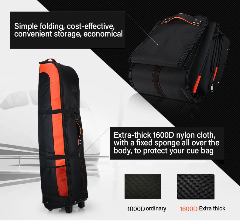  Golf Travel Bag With ABS Wheels