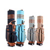 New Design Breathable Fabric Zipper Travel Golf Bag