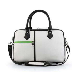 Ladies fashion waterproof PU golf boston bag