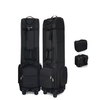 Golf Travel Bag with Wheels Durable Nylon Waterproof Black Golf Travel Cover Bag Tour Golf Bag