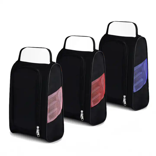 Custom Portable Golf Shoes Bag Zipper Shoe Case Breathable Carrier Light And Practical Travel Bag Waterproof Dustproof Shoe Bag