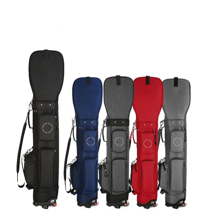 Travel Golf Bag Wheel Nylon Lightweight Portable Golf Tour Bag