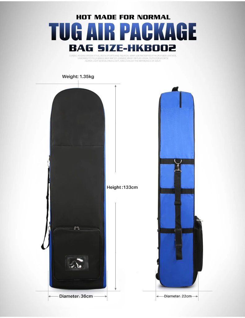  Golf Travel Bag With Wheels Personalized Golf Travel Bags Manufacturer Golf Club Bag For Airlines